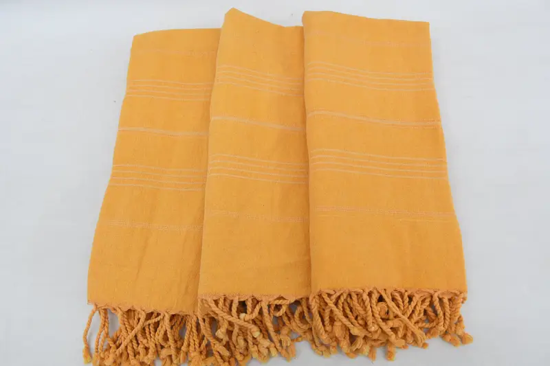 64x28 Cotton Striped Stonewashed Towel, Monogram Beach Towel, Quick-dry peshtemal, Fouta towel, Guest Towel, Yoga Towel, Gift For Coworker - 3