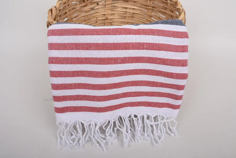 Sticked Handtuch, 70x40 Baumwollstreifentuch, Handtuch mit Namen, organisches türkisches Handtuch, handgewebtes türkisches Handtuch, schnell trockenes Strandtuch, Geburtstagsgeschenk - 5