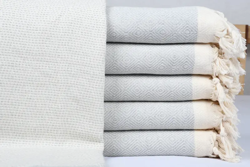 Memorial Gift, 104x80 Cotton Diamond Towel, Bridal Shower Gift, Personalized Gifts, Gift For Wedding Day, Woven Blanket, Turkish Towel Beach Blanket - 1