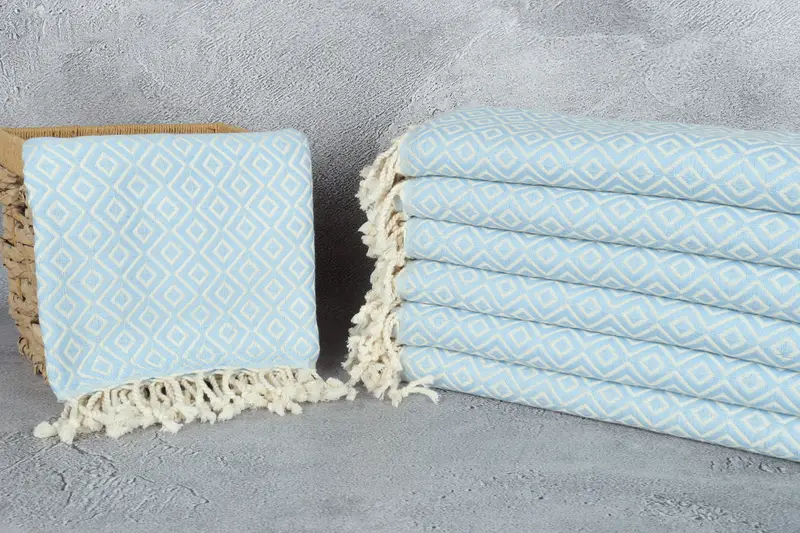 Beach Towel Bulk, 70x40 Cotton Diamond Towel, Custom Beach Towel, Personalized Towel Gift, Bachelorette Party Gift, Unique Gift, Spa Towel - 3