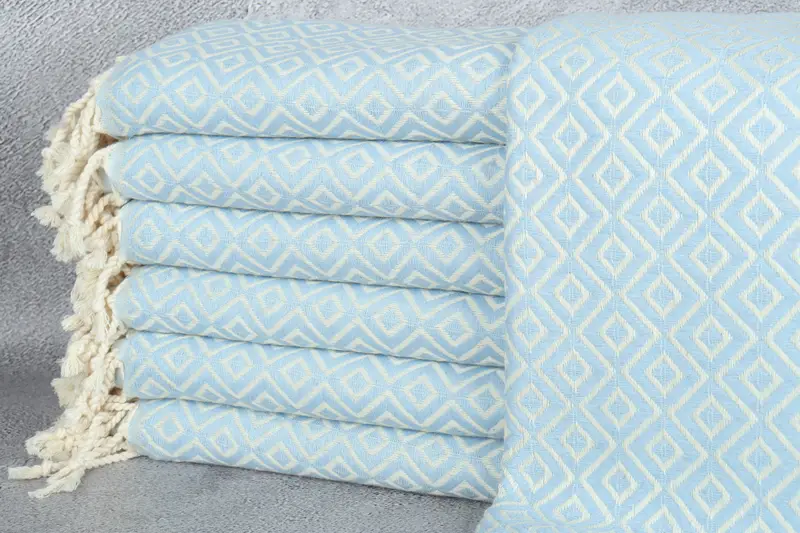 Beach Towel Bulk, 70x40 Cotton Diamond Towel, Custom Beach Towel, Personalized Towel Gift, Bachelorette Party Gift, Unique Gift, Spa Towel - 1
