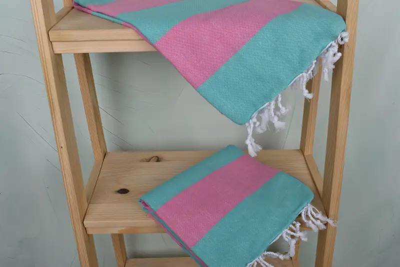 Absorbent Turkish towel, Turkish Beach Towel Personalized, Gift For Her, Gift For Him, Valentines Day Gift For Him, 70x40 Cotton Striped Towel - 5