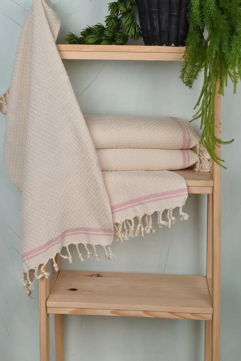 38x18 Cotton Striped Towel, Turkish Tea Towel, Best Friend Wedding Gift, Wedding Gifts Towel, Small Bath Towels, Travel Towel, Personalized Gift - 6