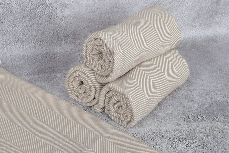 Bridesmaid Towel, Personalized Gifts, Anniversary Gift For Her, Turkish Towel USA, 70x40 Cotton Herringbone Towel, Bulk Order Towel, Bachelor Gifts - 8
