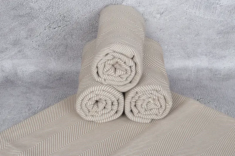 Bridesmaid Towel, Personalized Gifts, Anniversary Gift For Her, Turkish Towel USA, 70x40 Cotton Herringbone Towel, Bulk Order Towel, Bachelor Gifts - 7