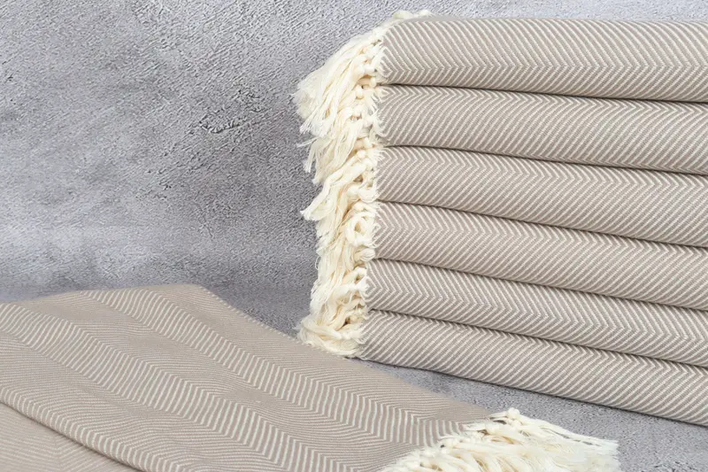 Bridesmaid Towel, Personalized Gifts, Anniversary Gift For Her, Turkish Towel USA, 70x40 Cotton Herringbone Towel, Bulk Order Towel, Bachelor Gifts - 2