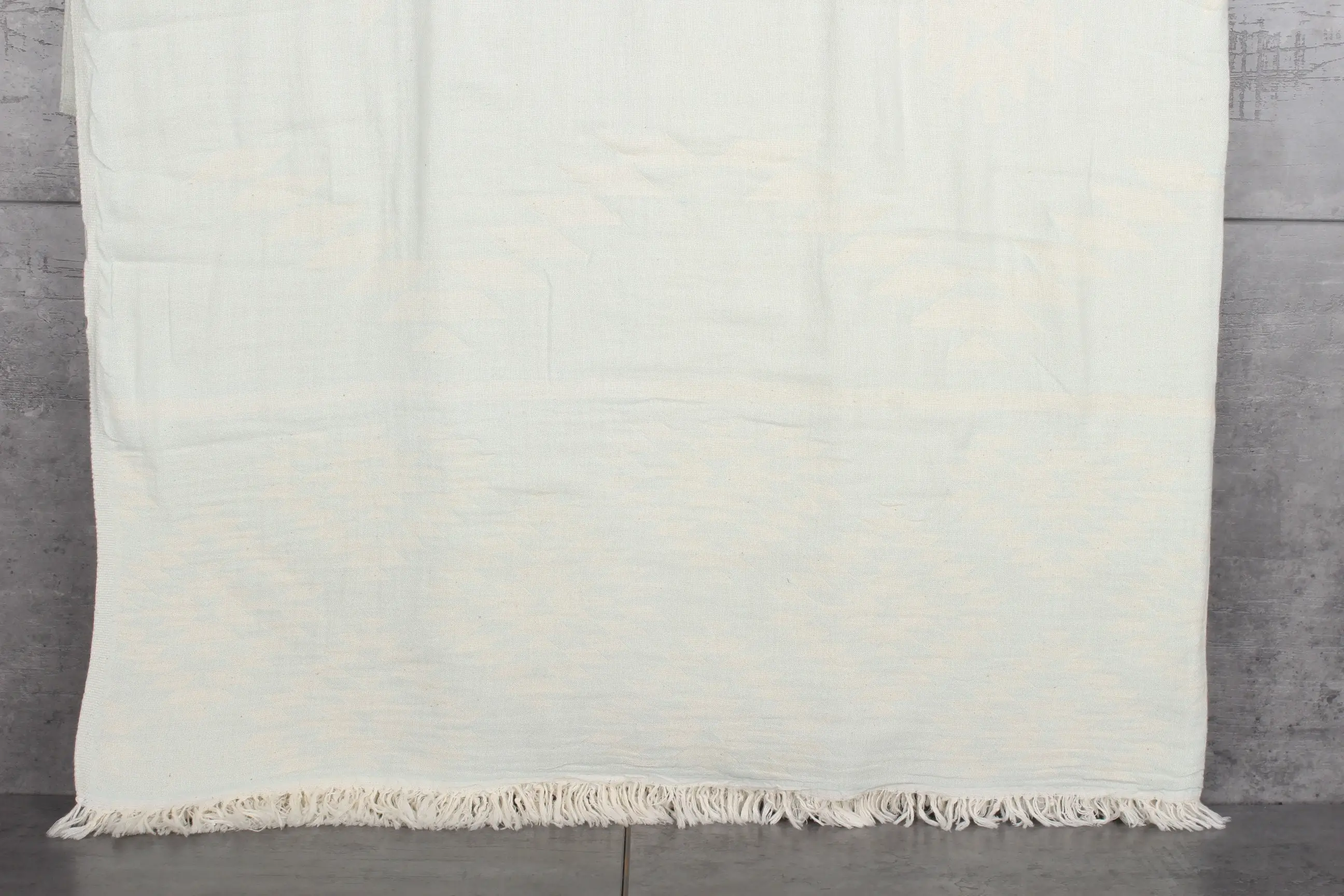 Kilim Battaniye Mint Cotton Twin Size, Çiçek Desenli, 56x83 İnç - 1
