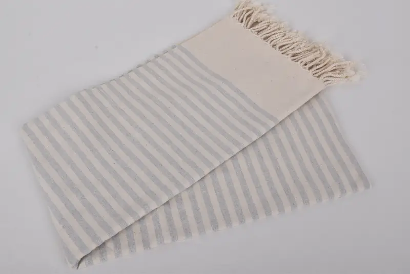 70x40 Cotton Striped Towel, Valentines Day Gift, Bath towel, Guest Towel, Handmade Gift, Bachelorette Party Decorations, Embroidered Beach Towel - 4