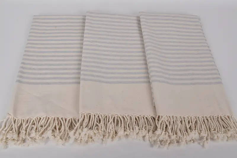 70x40 Cotton Striped Towel, Valentines Day Gift, Bath towel, Guest Towel, Handmade Gift, Bachelorette Party Decorations, Embroidered Beach Towel - 7