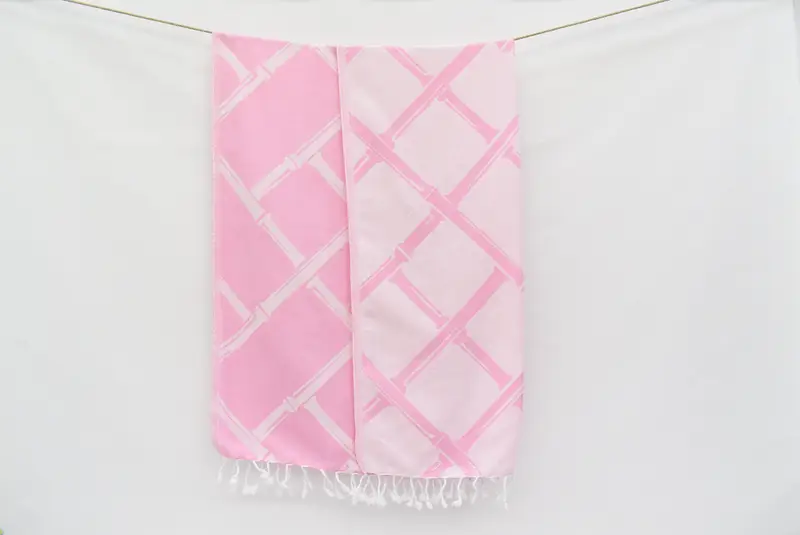 Turkish Towel Set, Personalized Bridesmaid Gift, Wedding Gifts Towel, 70x40 Cotton Bamboo Branch Patterned Towel, Christmas Favors, Bachelor Gifts - 1