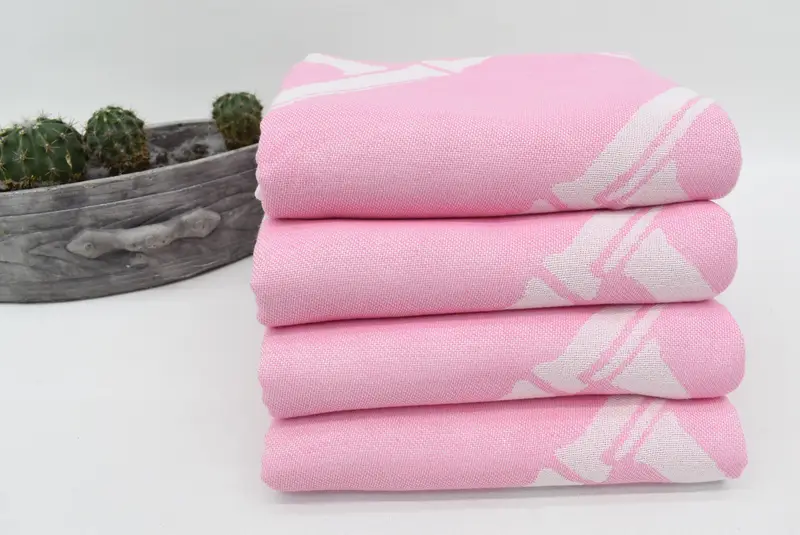 Turkish Towel Set, Personalized Bridesmaid Gift, Wedding Gifts Towel, 70x40 Cotton Bamboo Branch Patterned Towel, Christmas Favors, Bachelor Gifts - 8