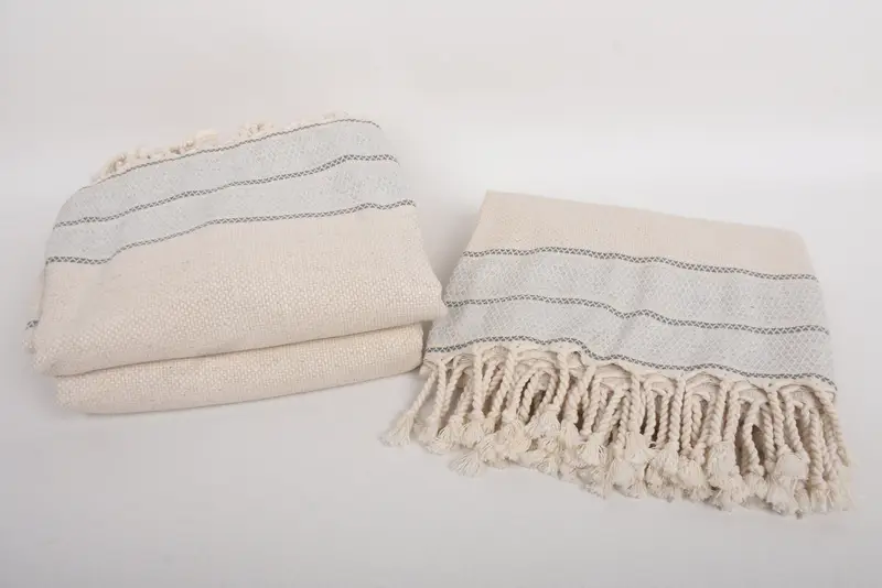 Bath towel, 70x36 Cotton Striped Towel, Personalized Turkish bath towel for home decor, Grandma Gift, Turkish hand towel, Best Beach Towel - 7
