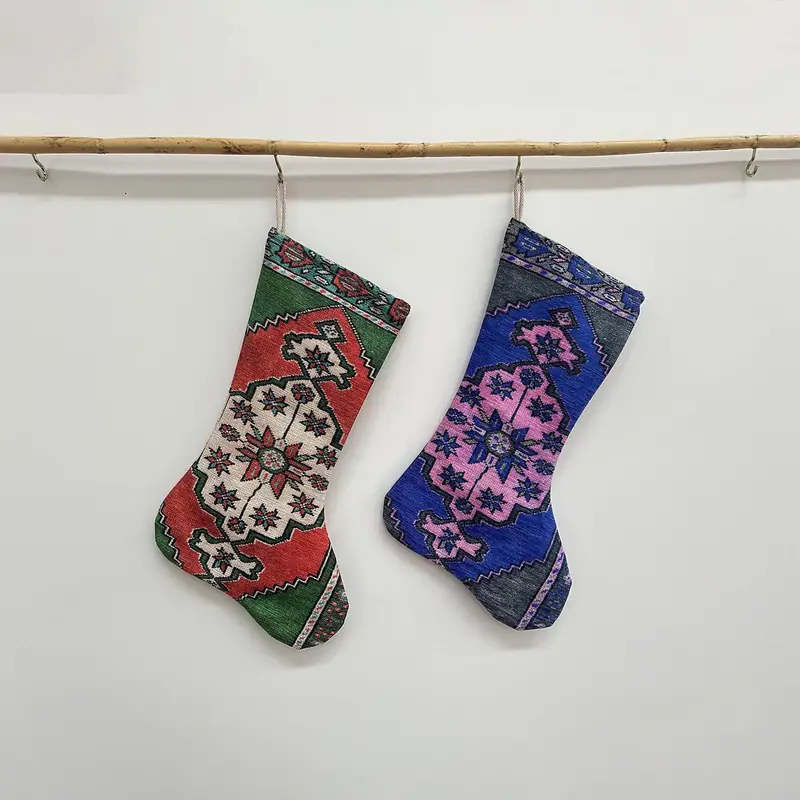 Medias con estampado floral boho - Ropa cómoda de diseño vintage