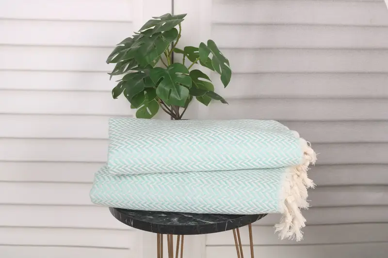 Yaz havlu, onun için yıldönümü hediyesi, kişiselleştirilmiş mutfak havlu, spor salonu havlu, kişiselleştirilmiş el havlu, 36x18 pamuklu chevron havlu, nedime hediyeleri - 3