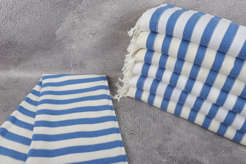 Quick-drying cotton Turkish beach towel, 70x36 Cotton Striped Towel, Beach towel, Absorbent towel, Turkish Towel Beach, Best Friend Gift Ideas - 2