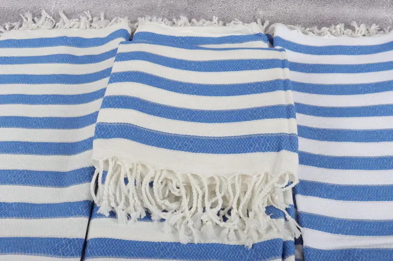 Quick-drying cotton Turkish beach towel, 70x36 Cotton Striped Towel, Beach towel, Absorbent towel, Turkish Towel Beach, Best Friend Gift Ideas - 4