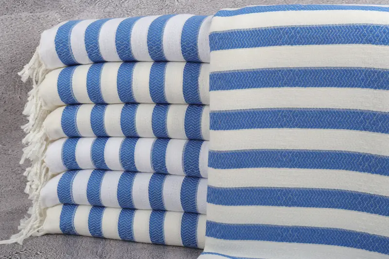 Quick-drying cotton Turkish beach towel, 70x36 Cotton Striped Towel, Beach towel, Absorbent towel, Turkish Towel Beach, Best Friend Gift Ideas - 1