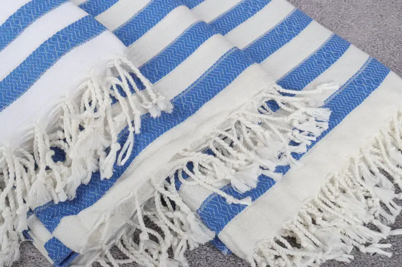 Quick-drying cotton Turkish beach towel, 70x36 Cotton Striped Towel, Beach towel, Absorbent towel, Turkish Towel Beach, Best Friend Gift Ideas - 5