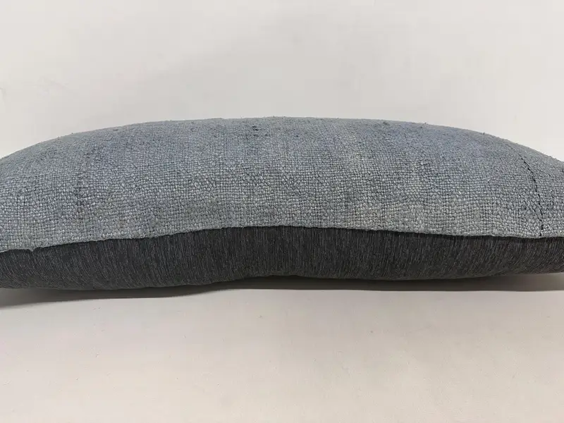 Pillow for Couch, 16x36 Gray Pillow Sham, Kilim Cushion Sham, Pillow for Sofa, Retro Pillow Cover, Pillow Case, Floor Cushion Case - 5