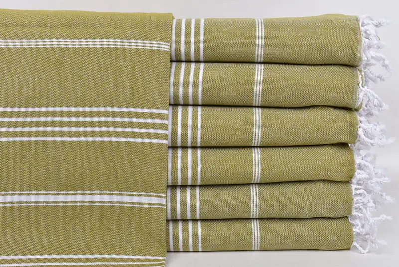 Yoga Towel, Wedding Shower Gift, Bridesmaid Gifts, Travel towel, 70x40 Cotton Striped Towel, Embroidered Towel, Beach Theme Bachelorette Party Gifts - 1