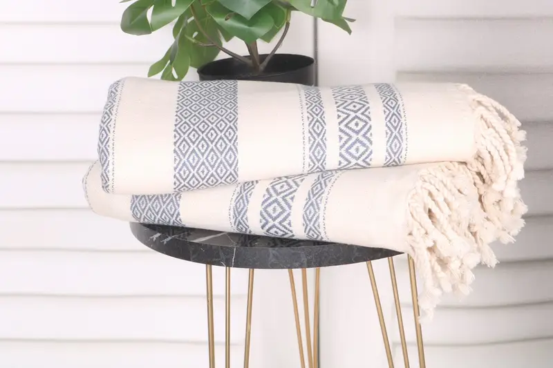 Wedding Towel, 70x36 Cotton Diamond Towel, Handmade Gift, Travel towel, Bachelor Gift, Spooky Bachelorette Party Favors, Best Friend Gift, Gym Towel - 3
