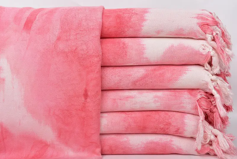 Cotton towel, Gift For Him, Handmade Turkish bath towel for summer vacation, Organic towel, 64x40 Cotton Tie Dye Towel, Gym Towel, Bridesmaid Favors - 1