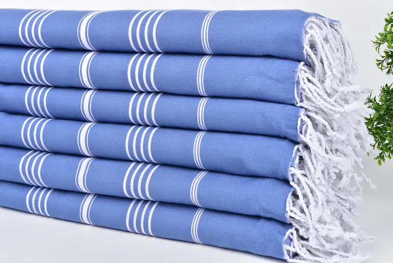 Best Friend Christmas Gift, Personalized Turkish Towel, Soft towel, Bachelorette Favors Beach, 70x40 Cotton Striped Towel, Gym Towel, Turkish towel - 3