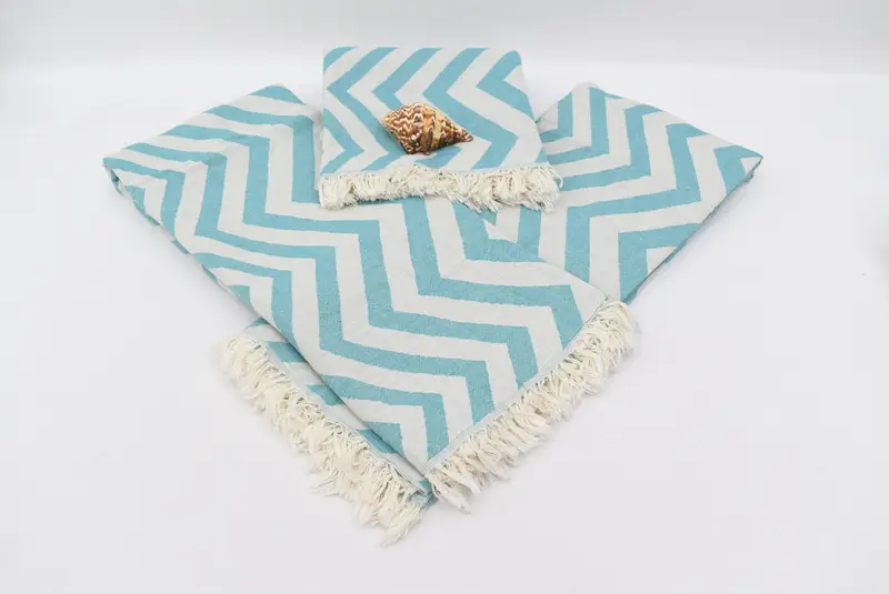 Gym Towel, Bachelorette Party Favor, Wedding Gift, Bachelorette Party Gifts, 70x40 Cotton Zigzag Design Towel, Bachelor Bachelorette Party Favors - 8