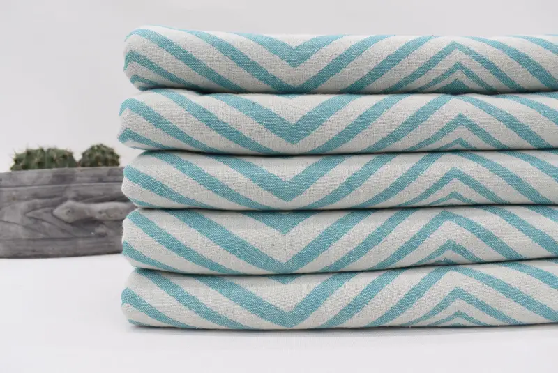 Gym Towel, Bachelorette Party Favor, Wedding Gift, Bachelorette Party Gifts, 70x40 Cotton Zigzag Design Towel, Bachelor Bachelorette Party Favors - 2
