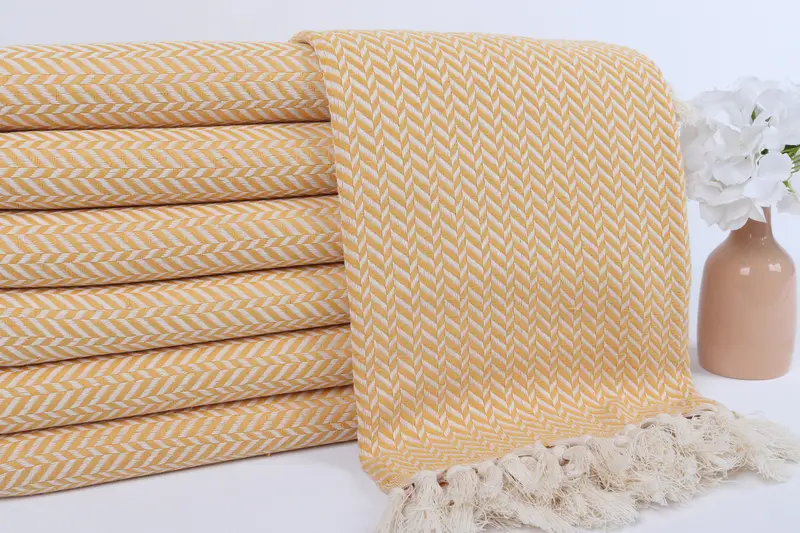 Bridemaids Beach Towel, 70x40 Cotton Chevron Towel, Best Beach Towel, Bridal Shower Gifts, Absorbent towel, Hammam Towel USA, Quick-dry peshtemal - 2