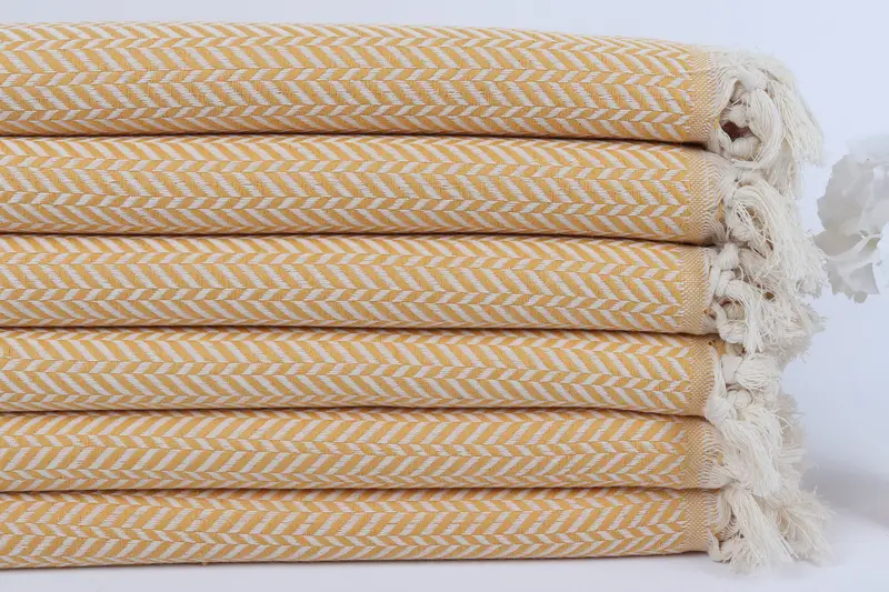Bridemaids Beach Towel, 70x40 Cotton Chevron Towel, Best Beach Towel, Bridal Shower Gifts, Absorbent towel, Hammam Towel USA, Quick-dry peshtemal - 3