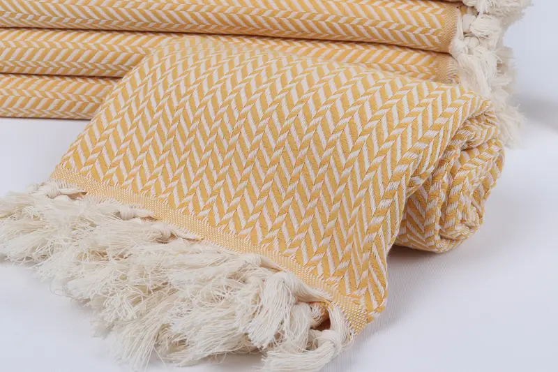 Bridemaids Beach Towel, 70x40 Cotton Chevron Towel, Best Beach Towel, Bridal Shower Gifts, Absorbent towel, Hammam Towel USA, Quick-dry peshtemal - 4