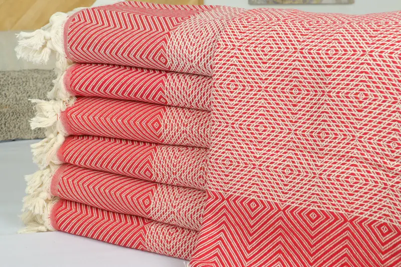 Monogram Beach Blanket, Boho Throw Blankets, 92x80 Cotton Diamond Towel, Bridesmaid Gifts, Bedspread, Quenn Bedspread, Bachelorette Large Towel - 2
