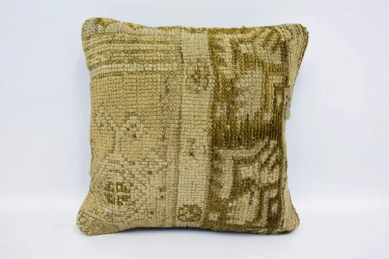 Kahverengi 30x30 cm Kırlent Kılıfı, Çocuk Odası Fas Euro Sham - 1