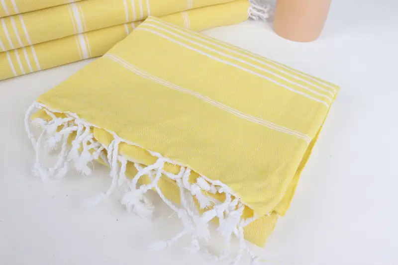 70x40 Cotton Striped Towel, Wedding Gift Ideas, Handmade Turkish Towel, Valentines Day Gift For Her, Hammam towel, Wedding Gift, Custom Towel - 5