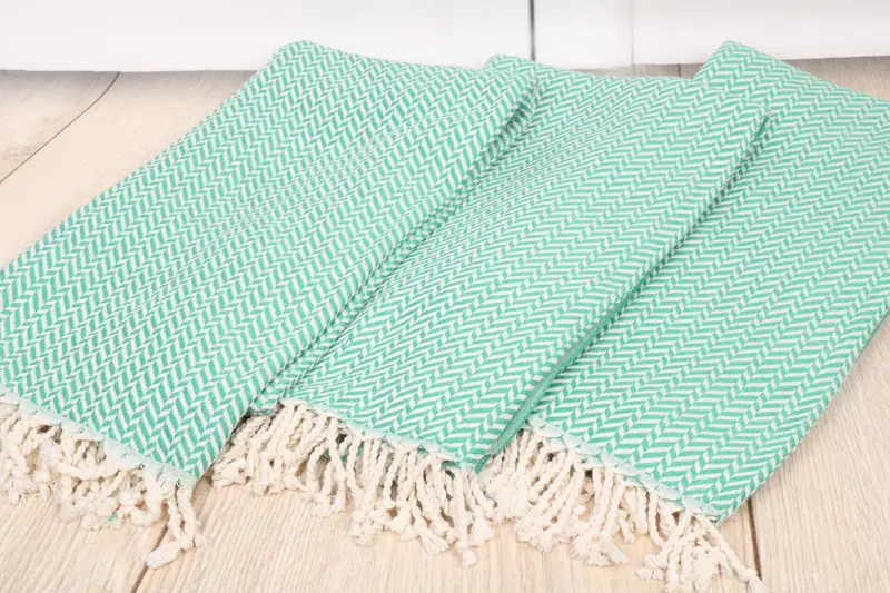 Sand-resistant towel, 70x40 Cotton Chevron Towel, Peshtemal Towel, Bride Gift, Beach Towel Monogram, Bachelorette Favors Beach, Wedding Gift - 6