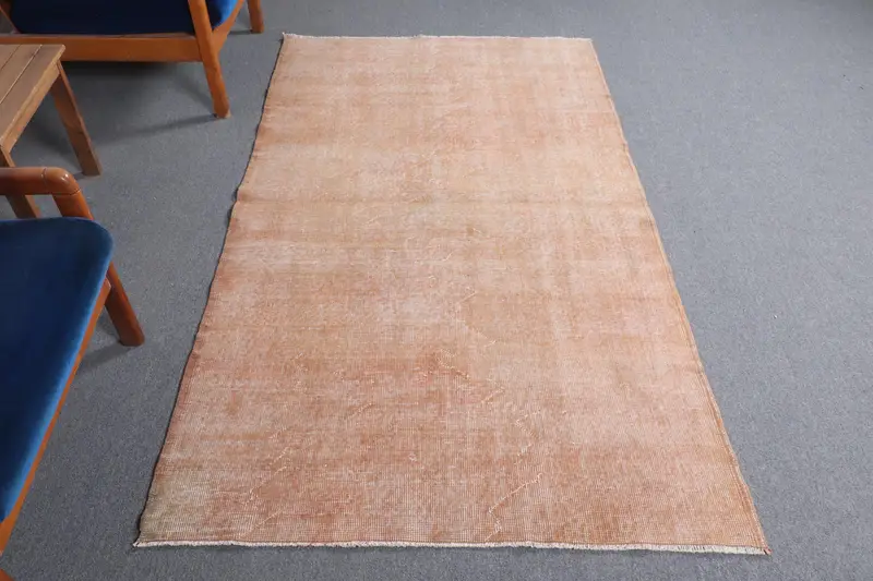 Elegante Alfombra Persa Naranja, 1,1x1,8m Decoración Vibrante