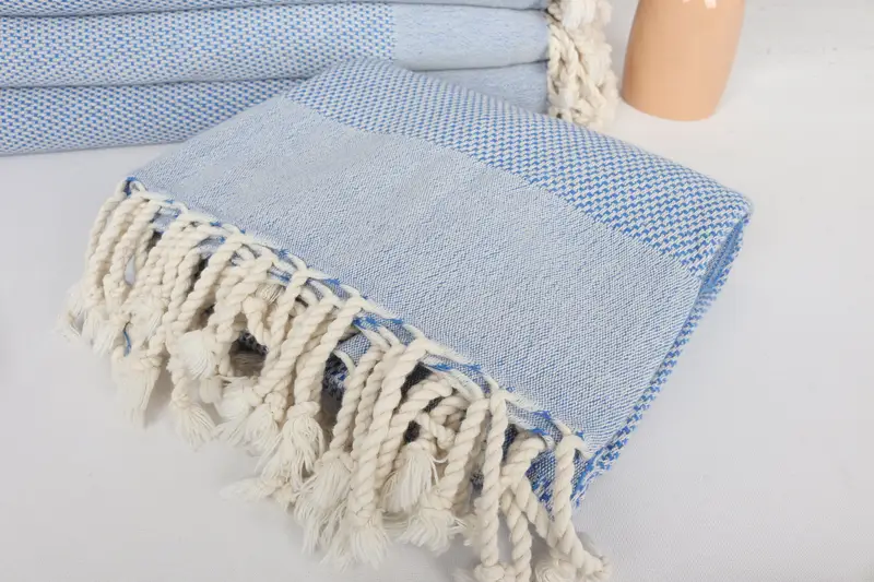 Summer Towel, Merry Christmas Gifts, 70x40 Cotton Geometric Towel, Beach Towel Bulk, Custom Gift, Handwoven Turkish Towel, Lightweight Turkish towel - 5