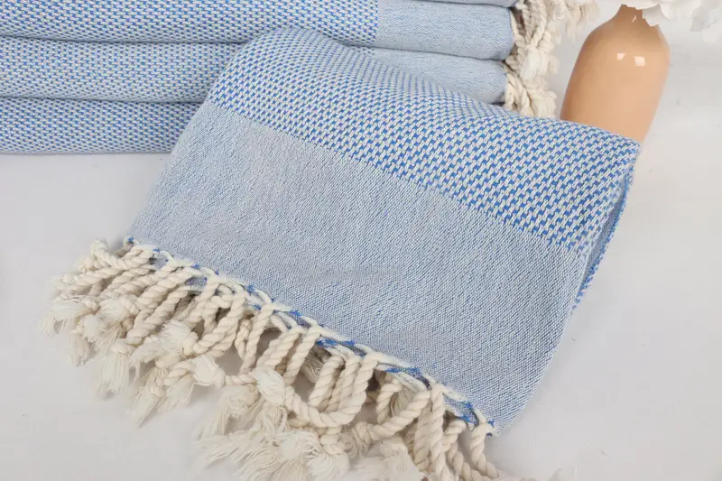 Summer Towel, Merry Christmas Gifts, 70x40 Cotton Geometric Towel, Beach Towel Bulk, Custom Gift, Handwoven Turkish Towel, Lightweight Turkish towel - 4