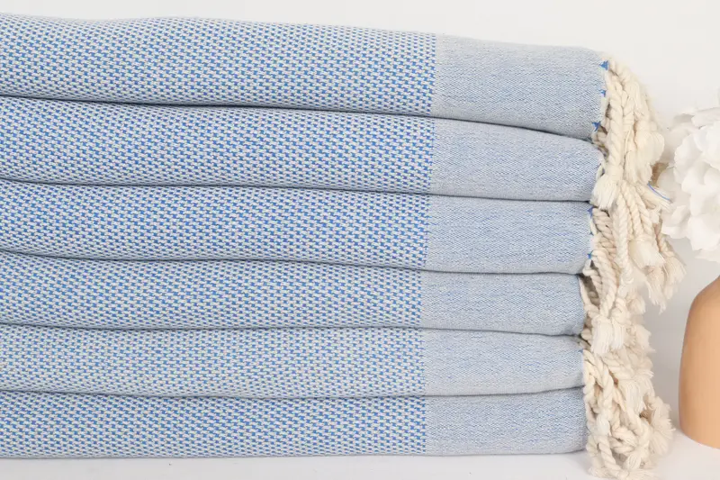 Summer Towel, Merry Christmas Gifts, 70x40 Cotton Geometric Towel, Beach Towel Bulk, Custom Gift, Handwoven Turkish Towel, Lightweight Turkish towel - 3