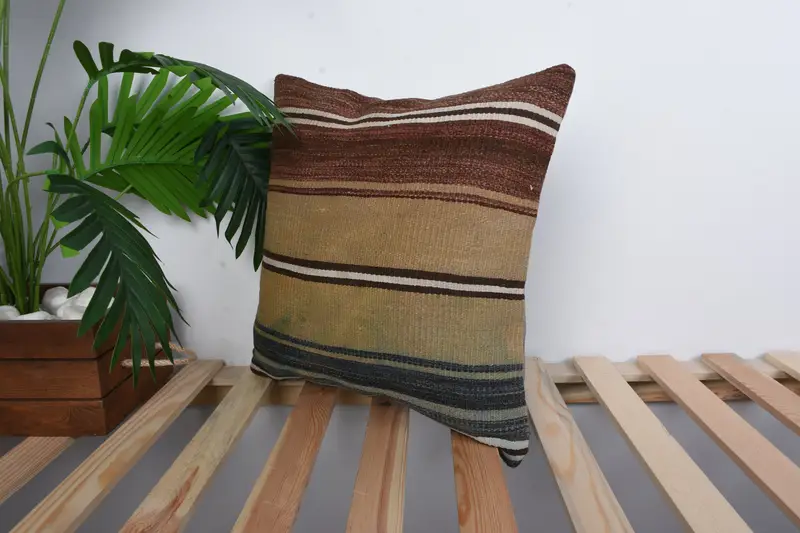 Pillow for Couch, Bench Cushion Case, Pillow Case, 16x16 Green Cushion, Home Decor Pillow, Boho Pillow Sham Cover, Ethnic Pillow Cover Cushion Cover - 5