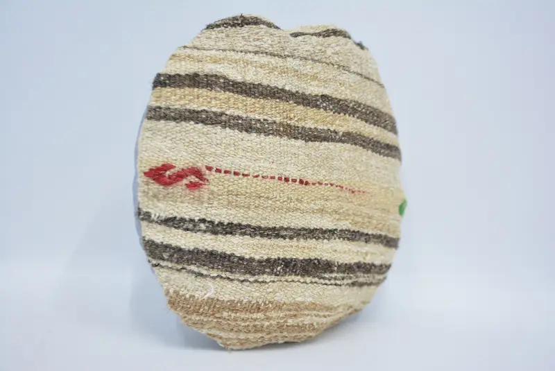 Pillow Sham, 16x16 Beige Pillow Case, Vintage Kilim Throw Pillow, Home Decor Pillow, Knitted Cushion Cover, Traditional Pillow Case, Kilim Pillow - 3