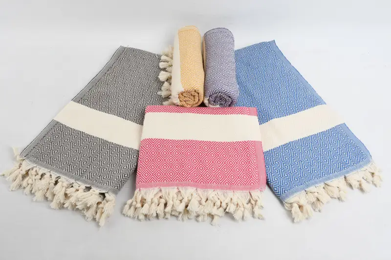 Gym Towel, Kitchen Towel, 36x20 Cotton Diamond Towel, Beach Theme Wedding Gift, Personalized Dish Towel, Custom Hand Towel, Valentines Day Gift - 7