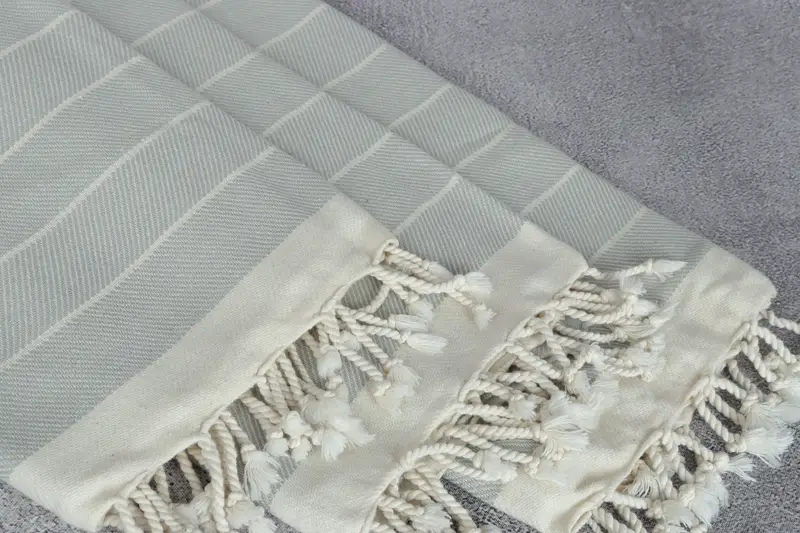Personalize Gift, 70x40 Cotton Herringbone Towel, Luxury Beach Towel, Personalized Gifts, Peshtemal Towel, Sand-free towel, Custom Turkish Towel - 5