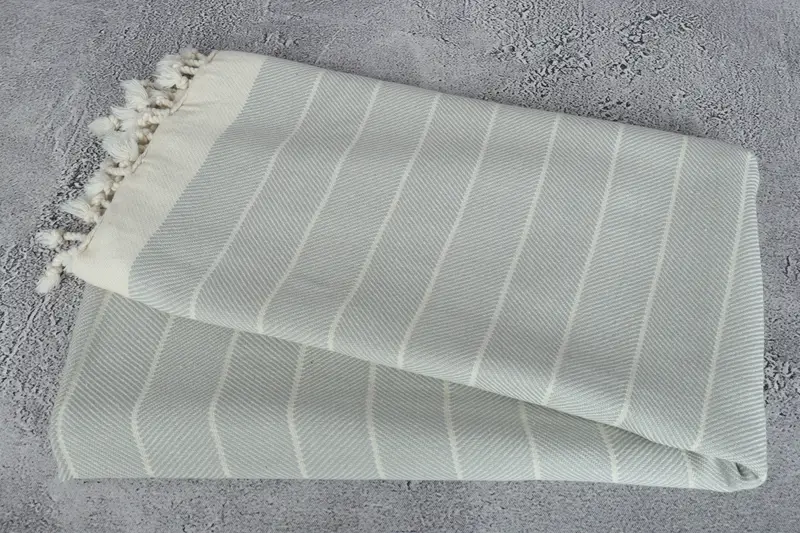 Personalize Gift, 70x40 Cotton Herringbone Towel, Luxury Beach Towel, Personalized Gifts, Peshtemal Towel, Sand-free towel, Custom Turkish Towel - 6