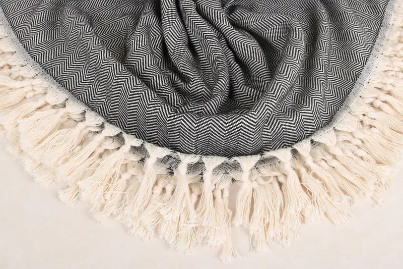 Turkish Blanket, Custom Blanket, Housewarming Gift, 100x80 Cotton Herringbone Towel, Bachelorette Party Favors Beach, Best Friend Wedding Gift - 7