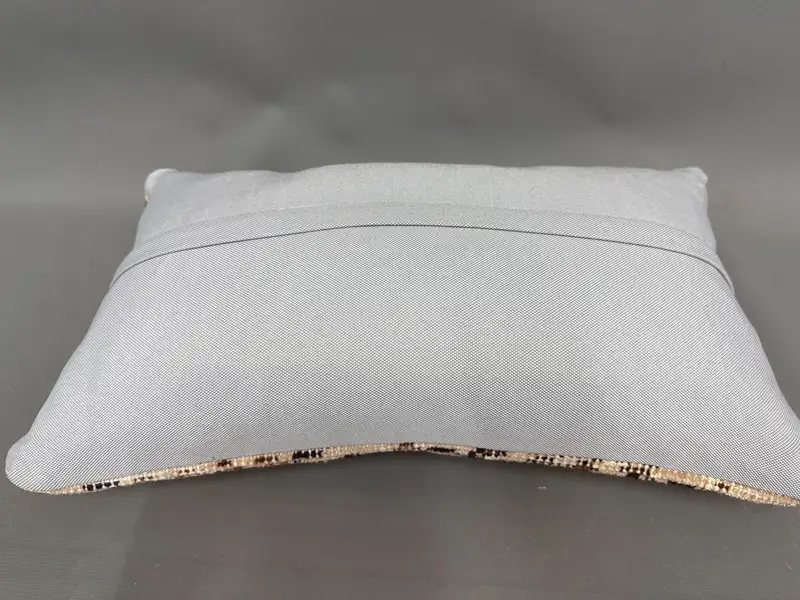 Pillow Sham, Toss Pillow Cover, Bed Pillow Cover, 12x20 Beige Pillow, Pillow for Sofa, Ethnical Kilim Rug Pillow, Boho Pillow, Tapestry Pillow Sham - 7