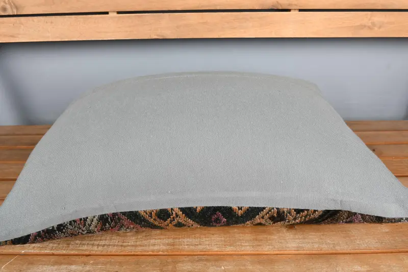 Pillow for Sofa, Anatolian Cushion, Handmade Kilim Cushion, Cushion, Knitted Cushion Case, Kilim Pillow Cover, 16x24 Beige Cushion - 5