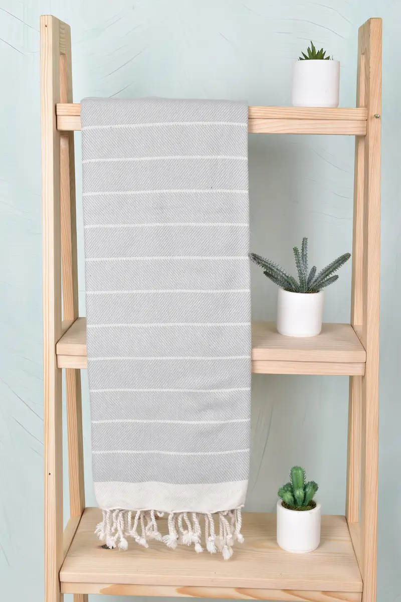 Custom Wedding Gift From Bridesmaid, Spa Gift, Bachelor Gifts, Bachelorette Gifts, 70x40 Cotton Herringbone Towel, Gym Towel, Monogram Beach Towel - 8