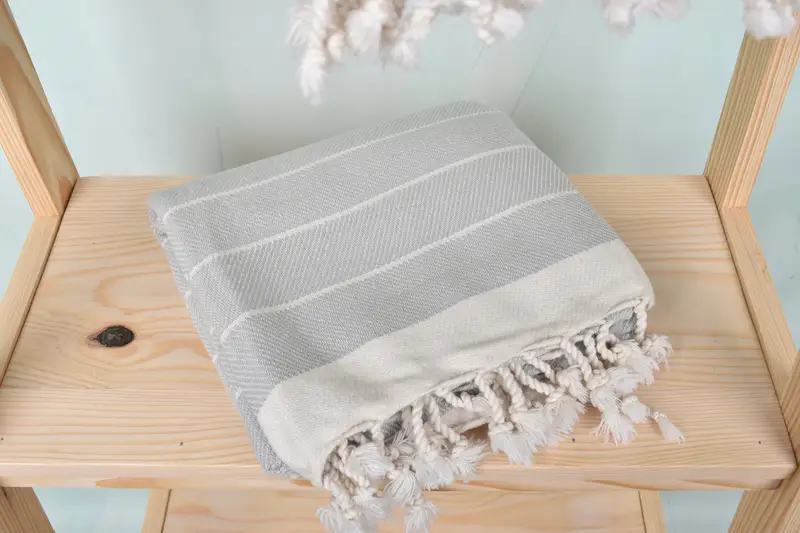 Custom Wedding Gift From Bridesmaid, Spa Gift, Bachelor Gifts, Bachelorette Gifts, 70x40 Cotton Herringbone Towel, Gym Towel, Monogram Beach Towel - 5